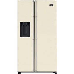 Lofra GFRBI917 Retro Ψυγείο Ντουλάπα 635lt Full No Frost Υ178xΠ91.2xΒ71.6cm Chrome/Μπεζ