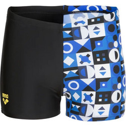 Arena Pieces Swim Αθλητικό Παιδικό Μαγιό Boxer για Αγόρι Μαύρο Μπλε 010697-550