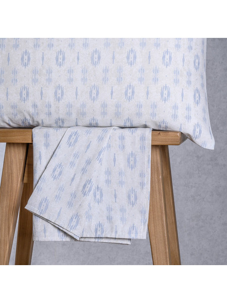 Melinen Σετ Σεντόνια King Size με Λάστιχο 180x200+32 Casual Line Mini River Light Grey
