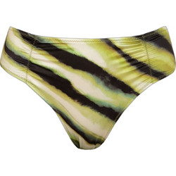 Rock Club Bikini Slip Lime Μαύρο BP-3439
