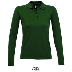Sol's Γυναικεία Μπλούζα Polo Μακρυμάνικη Κυπαρισσί 02083-264