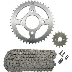 RK Σετ Αλυσίδα & Γρανάζια Κίνησης 44T 15T 428 120 Links για Honda GTR 150