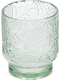 Salt & Pepper Σετ Ποτήρια Νερού Γυάλινα Flora Πράσινα 300ml 4τμχ 801322