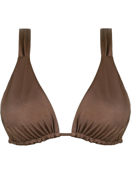 Rock Club Bikini Top Τριγωνάκι με Ενίσχυση Καφέ BP-2459-600