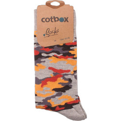 Cotboxer Ανδρικές Κάλτσες Ψηλές Γκρι CT15AONE