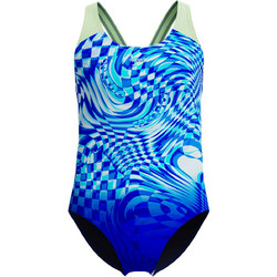 Speedo Αθλητικό Παιδικό Μαγιό Ολόσωμο για Κορίτσι Royal Blue Πράσινο Mint 8-002625003
