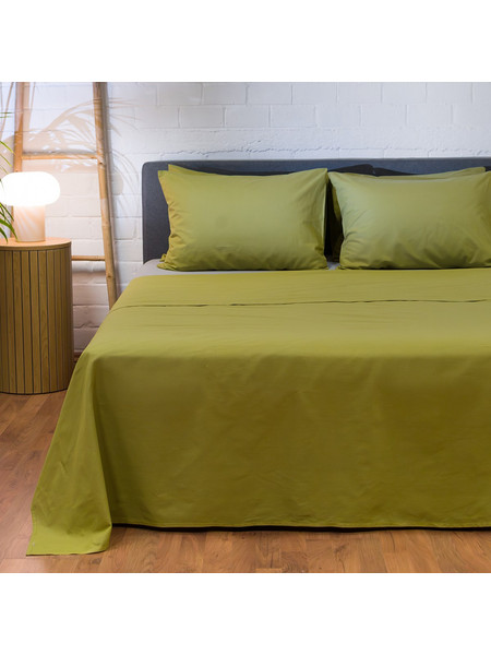 Naf Naf Σετ Σεντόνια Υπέρδιπλα Βαμβακερά 240x270 Hue Willow Ghost Grey