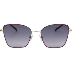 Safilo Linea/T 16/S NOA Γυναικεία Γυαλιά Ηλίου Πεταλούδα Μεταλλικά Χρυσά με Μαύρο Φακό