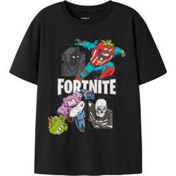 Name It Fornite Παιδικό T-Shirt Κοντομάνικο Μαύρο 13255750