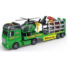 Blue Toys Φορτηγό Μεταφοράς Δεινόσαυρου με Ελικόπτερο