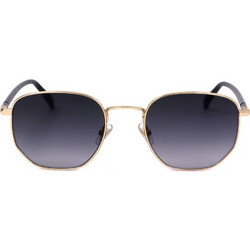 Safilo Bussola 10/S J5G Ανδρικά Γυαλιά Ηλίου Τετράγωνα Μεταλλικά Χρυσά με Μαύρο Φακό
