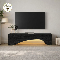 Megapap Έπιπλο Τηλεόρασης Μοριοσανίδα με Φωτισμό Led Μ150xΠ31.4xΥ40cm Mara GP042-0373,3