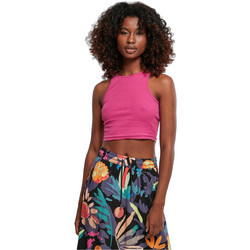 Urban Classics Γυναικείο Καλοκαιρινό Crop Top Ριπ Φούξια TB1498-02260