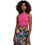 Urban Classics Γυναικείο Καλοκαιρινό Crop Top Ριπ Φούξια TB1498-02260