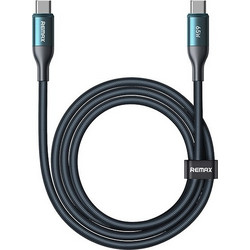Remax CB10 Phantom Braided USB-C to USB-C 66W 1.2m Black Blue
