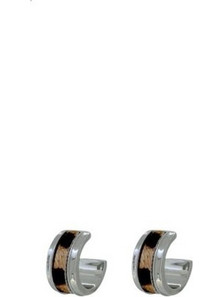 RO Accessories Γυναικεία Σκουλαρίκια Κρίκοι Ασημί E1229