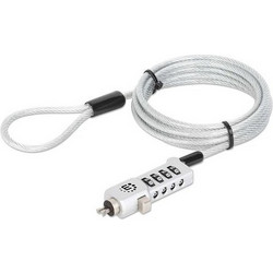 Manhattan 440301 Κλειδαριά Laptop Noble Wedge με Συνδυασμό 1.8m