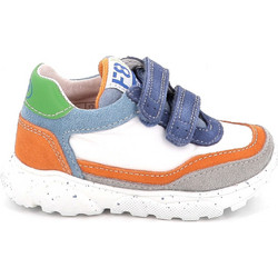 Falcotto Παιδικά Sneakers Μποτάκια Λευκά Μπλε Πορτοκαλί 2019002-22-1B55
