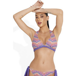Bluepoint Indiana Bikini Top Τριγωνάκι Ροζ Λιλά 26066030D-11