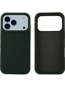Idol 1991 Velvet Elite Side Camera Guard Back Cover Green (iPhone 17 Pro Max)