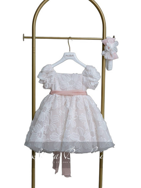 Stova Bambini Βαπτιστικό Φόρεμα 2τμχ SS26G22