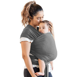 Moby Μάρσιπος Wrap με Μέγιστο Βάρος 15kg Γκρι MET-ASPHALT