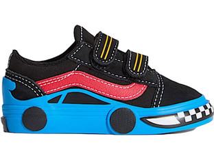 Vans Old Skool Car Παιδικά Sneakers Μαύρα Γαλάζια VN000EE7Y61