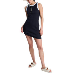 Roxy Iconic Days Mini Καλοκαιρινό Καθημερινό Φόρεμα Μαύρο ERJKD03547-KVJ0