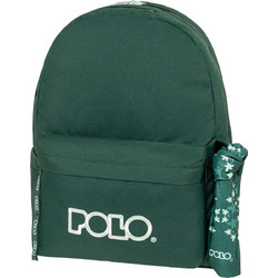 Polo Original Double Scarf Σχολική Τσάντα Πλάτης Γυμνασίου - Λυκείου Κυπαρισσί 901235-6357
