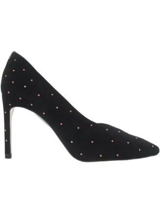 Ted Baker Γόβες Suede με Τακούνι Στιλέτο Μαύρες DOKIMI4