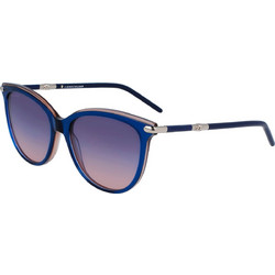 Longchamp LO727S-435 Γυναικεία Γυαλιά Ηλίου Πεταλούδα Κοκάλινα Μπλε με Μαύρο Φακό