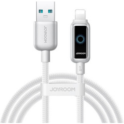 Joyroom Kabel S-A55 StarFlight Braided USB-A to Lightning Cable 30W 1.2m White
