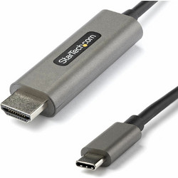 StarTech Καλώδιο HDMI 2.0 HDMI Male to USB-C Male 1m Silver CDP2HDMM1MH