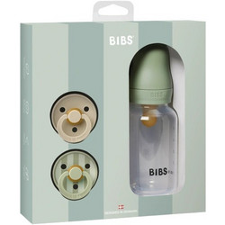 BIBS Σετ Δώρου για Νεογέννητο Αγόρι Πράσινο Mint Μπεζ 3τμχ