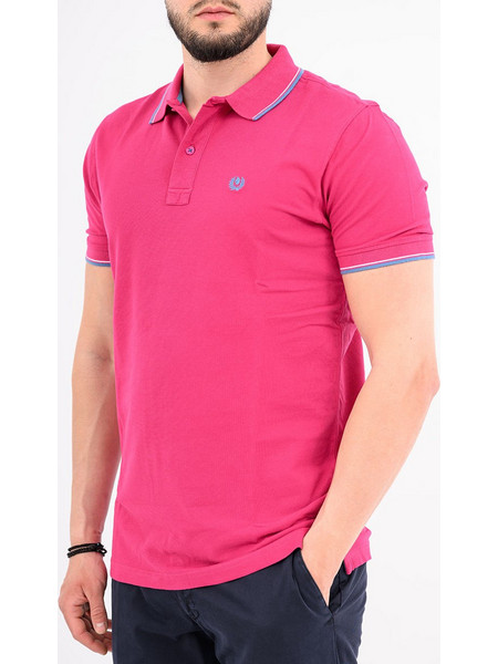 Ascot Ανδρική Μπλούζα Polo Κοντομάνικη Φούξια 15388357-25
