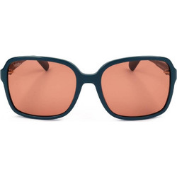 Max & Co MO0079 96E Γυναικεία Γυαλιά Ηλίου Τετράγωνα Κοκάλινα Μαύρα με Καφέ Φακό