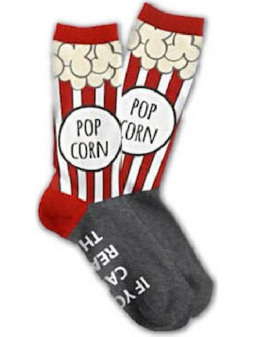 Admas Pop-Corn Ανδρικές Κάλτσες Ψηλές με Σχέδια Πολύχρωμες 21307
