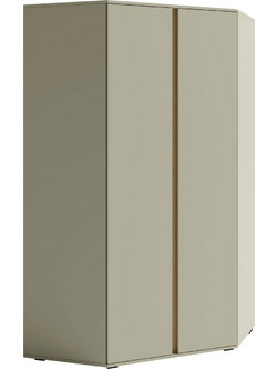 PoliHome Ντουλάπα Ρούχων Γωνιακή Luca Olive 95x95x195cm 163080469