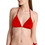 BLU4U Bikini Top Τριγωνάκι Κόκκινο 26366089-07
