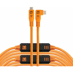 Tether Tools CUC31RTG2-ORG Angle 90° USB-C to USB-C 9.4m Orange