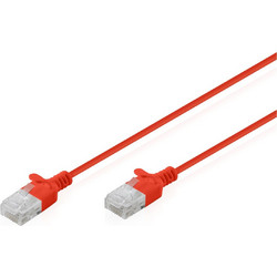 Digitus U/UTP Cat.6 Καλώδιο Δικτύου Ethernet 0.5m Red DK-1618-005S-R