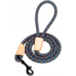 Nobleza Rope Λουρί Σκύλου 1.2m x 14mm Navy Μπλε Κίτρινο