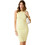 Guess Francine Mini Καλοκαιρινό Βραδινό Φόρεμα Κίτρινο W6GKA1K3488-G243