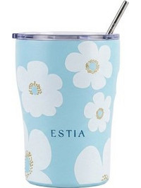 Estia Coffee Mug Save The Aegean Blue Daisy 350ml