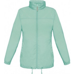 B & C Γυναικείο Μπουφάν Softshell Μακρύ Αντιανεμικό Τιρκουάζ JW902