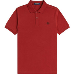 Fred Perry Ανδρική Μπλούζα Polo Κοντομάνικη Κόκκινη M6000-75A