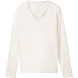Tom Tailor Γυναικείο Χειμερινό Top Εκρού 1044160-10315