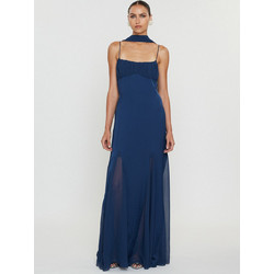Mix & Match Gabrielle Maxi Καλοκαιρινό Φόρεμα για Γάμο / Βάπτιση Navy Μπλε SS2623