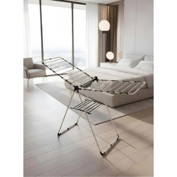 Stewe Home STE-036921-P36921 Πτυσσόμενη Απλώστρα Ρούχων Δαπέδου 117x61cm με Μήκος Απλώματος 23m