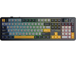 Aula F108 Pro Ασύρματο Μηχανικό Gaming Πληκτρολόγιο με LEOBOG Reaper Διακόπτες RGB Grey